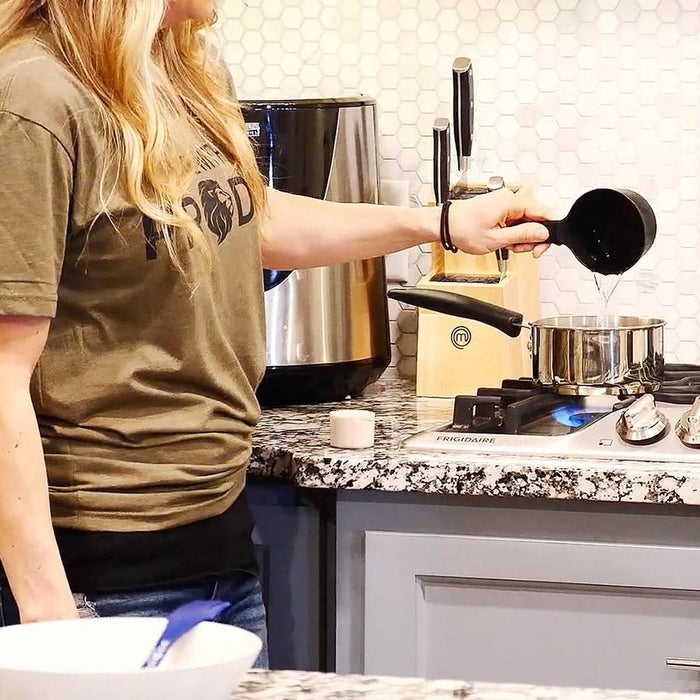 Cooking Rice 'N Grinds on the Stove Top