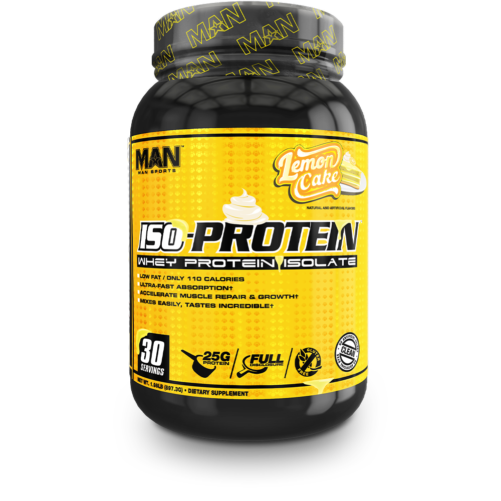 Man sports clean protein sales