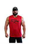 Short Sleeve Red White Logo