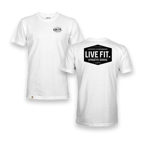 Live Fit- Work Badge- Tee